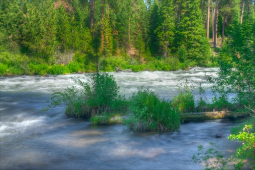 Base of Benham Falls