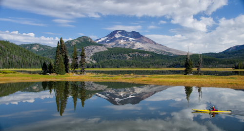 Reflection and Kayaker