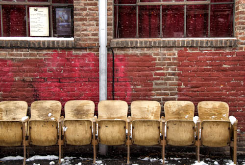 Outside of Tin Pan Alley Theater