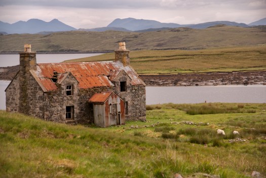 Abandoned house near one of the stone circles.