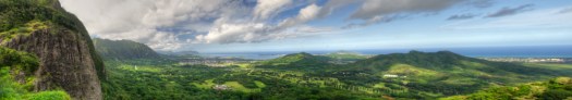 Panorama of the North/East Oahu Coastline