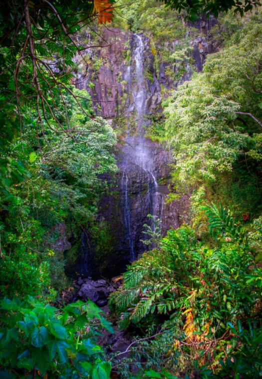 Waterfalls along the way.