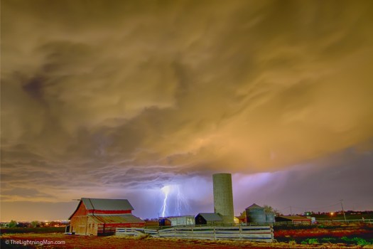 Thunderstorm Hunkering Down On The Farm