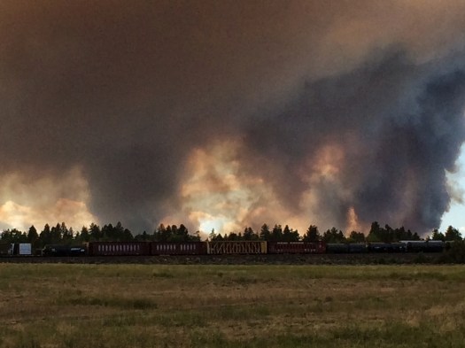 This is from an open field about a mile from my house