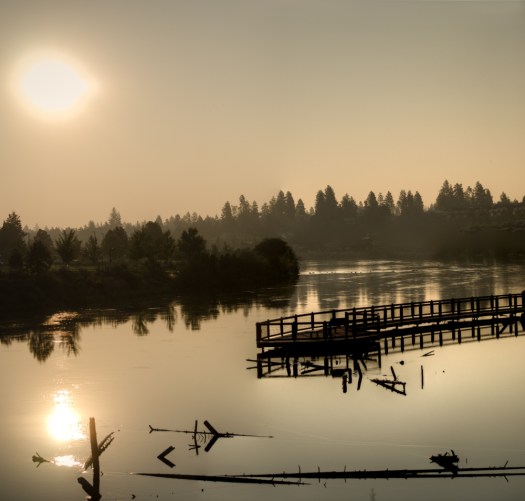 Smokey Morning on the River