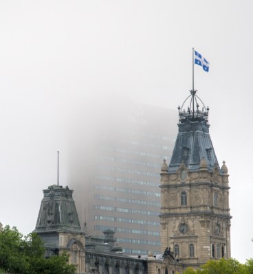 Parliament in Fog