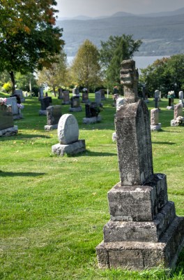 I always love walking through a cemetery. So much history there.