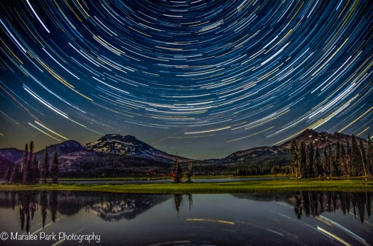 Star Trails at Sparks Lake