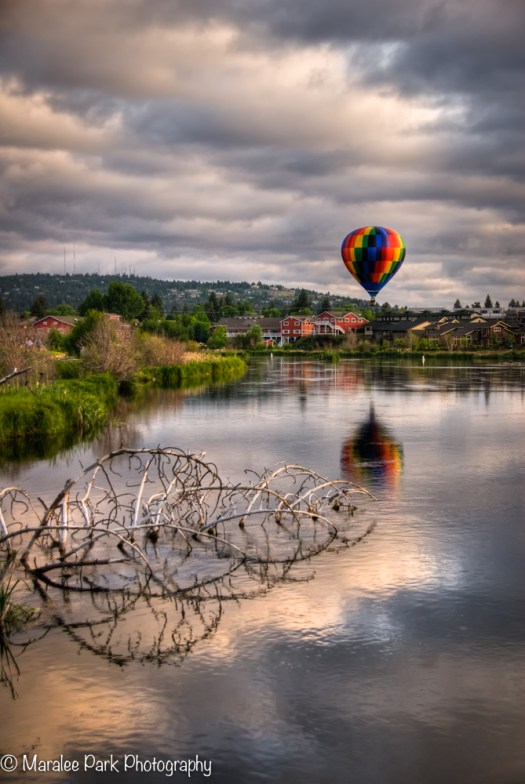 Balloons over the Deschutes River